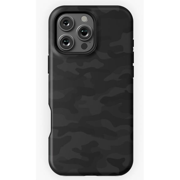 Midnight Jet Military Camo Camouflage Pattern iPhone 11 12 13 14 15 16 17 Pro Max Case