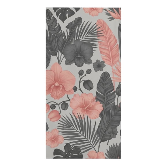 Midnight Jungle Bloom Microfiber Beach Towel Absorbent Compact Towels for Swimming Pool Beach Travel Things for Vacation Essentials Adult Gift,61.430.3Inch