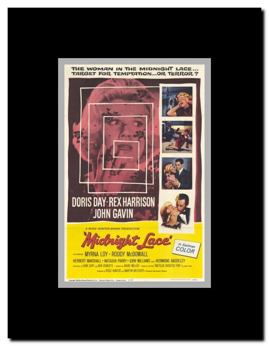 Midnight Lace Framed Movie Poster
