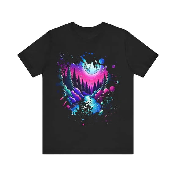 Midnight Magenta Glen - Jersey Short Sleeve Tee