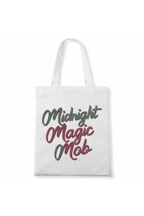 Midnight Magic Mob Funny Halloween Costume For Teacher Canvas Bag 1Pc