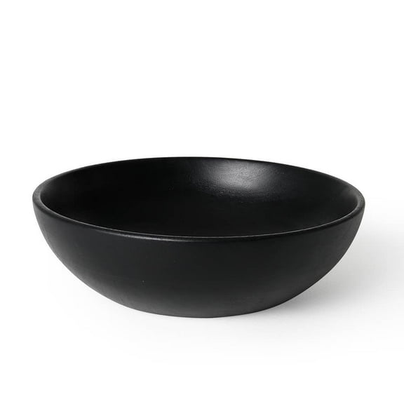 Expobazaar Mango Wood Bowl | Black Salad Bowl | 33.8 oz