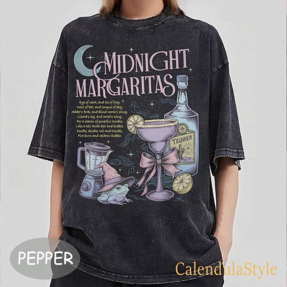 Midnight Margarita T-Shirt, Apothecary Owens Halloween, Witchy Woman Tee, Owens Sisters Practical Magic, Tequila Shirt, Witchy