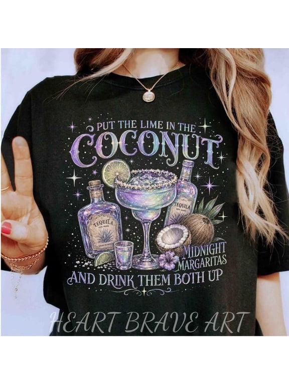 Midnight Margaritas Magic Practical, Put The Lime In The Coconut, Margarita Halloween, Spooky Season Witchy Shirt