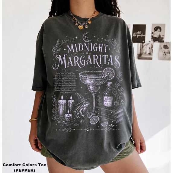 Midnight Margaritas Shirt, Practical Magic Vintage Halloween T-Shirt