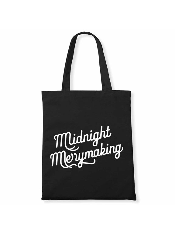 Midnight Merrymaking Shirt Funny Halloween Canvas Bag 1Pc