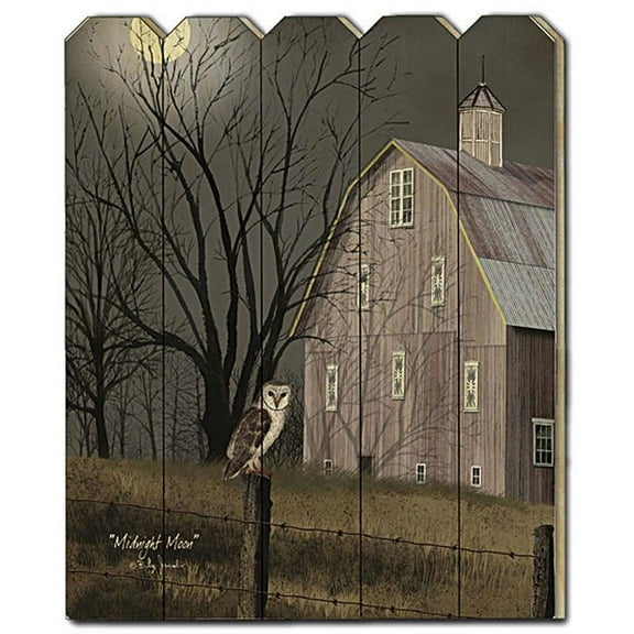 TrendyDecor4U Midnight Moon By Billy Jacobs Wall Art BJ1144P