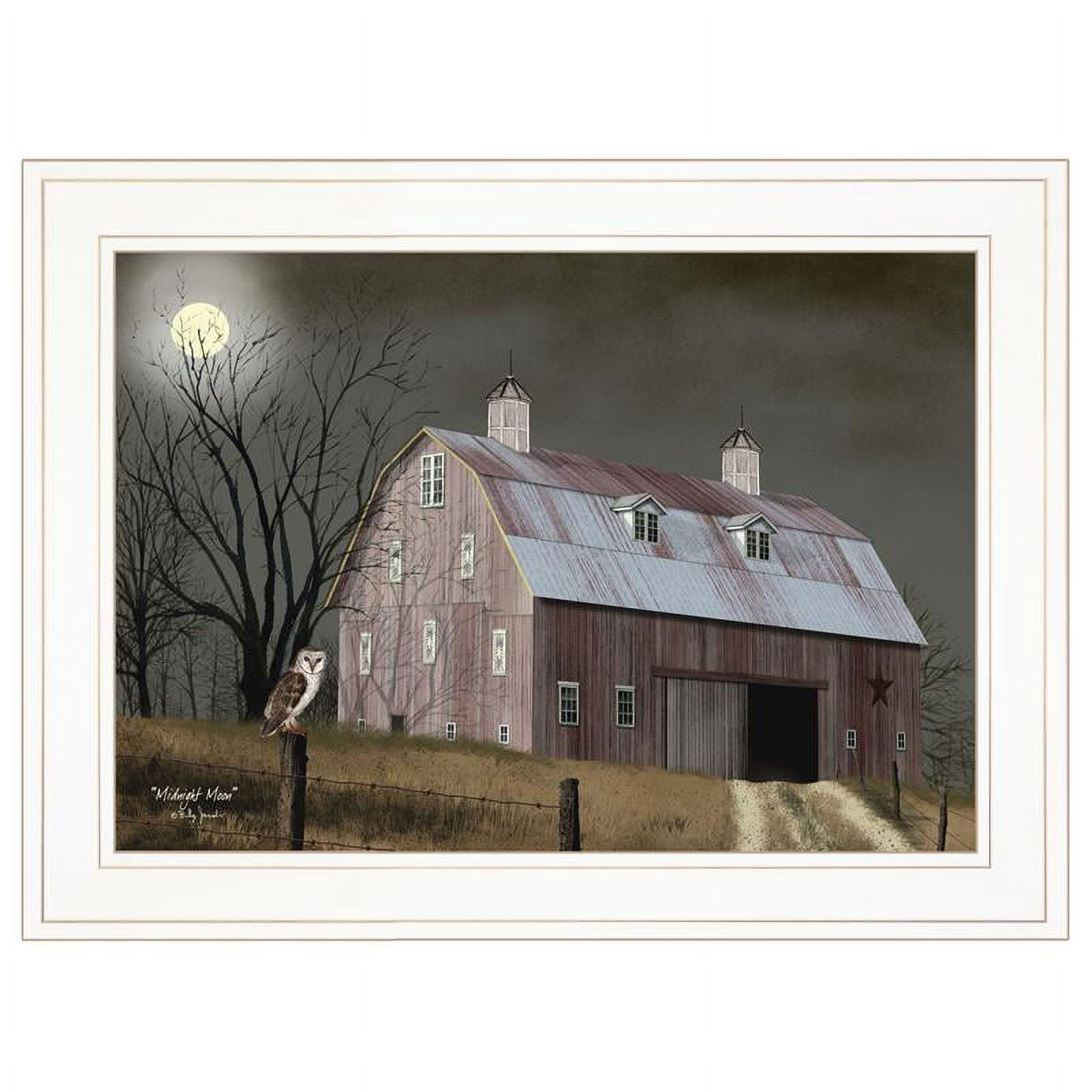 Midnight Moon by Billy Jacobs Printed Wall Art Wood Multi-Color ...
