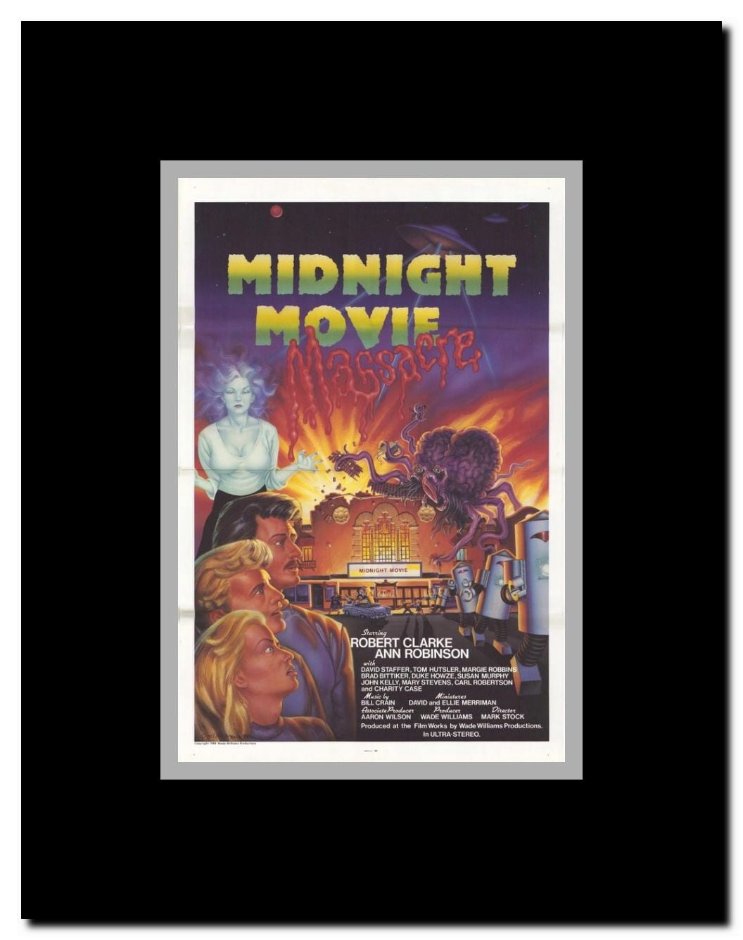 Midnight Movie Massacre Framed Movie Poster