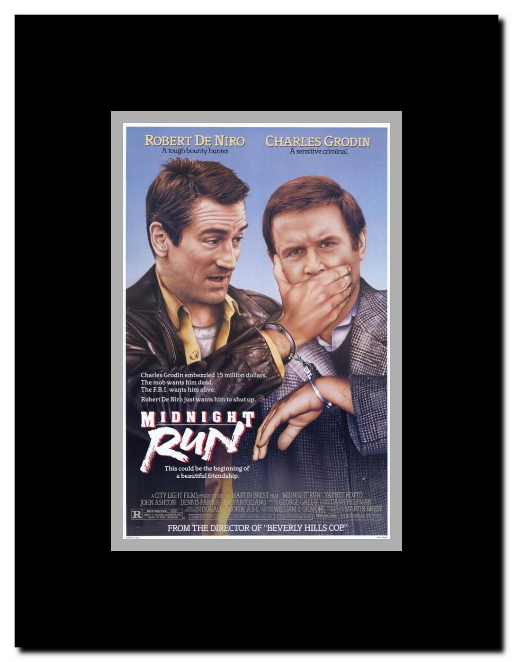 Midnight Run Framed Movie Poster
