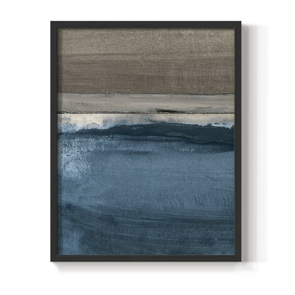 Midnight Sky I in Black Solid Wood 16 x 20 Framed Print