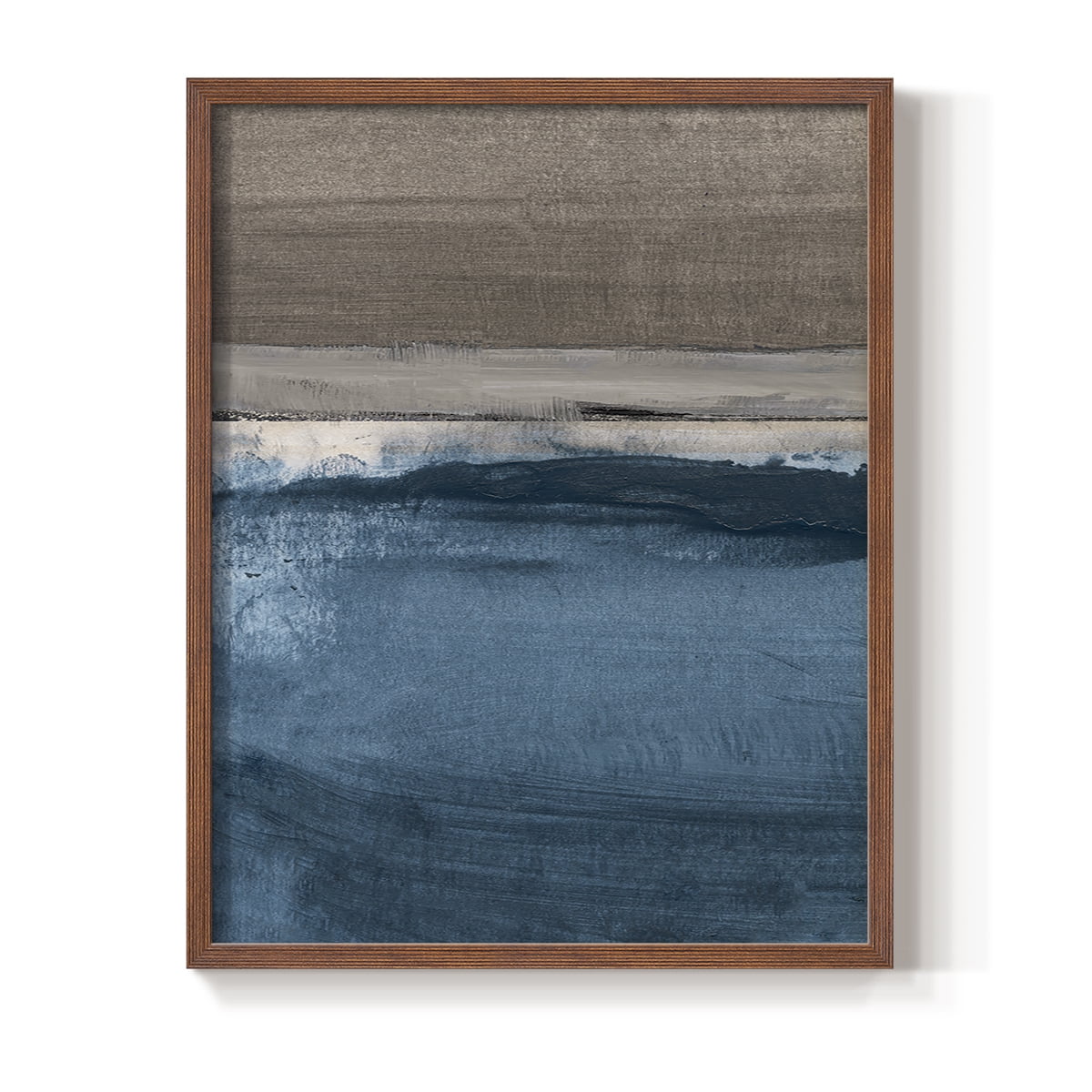 Midnight Sky I in Brown Solid Wood 11 x 14 Framed Print