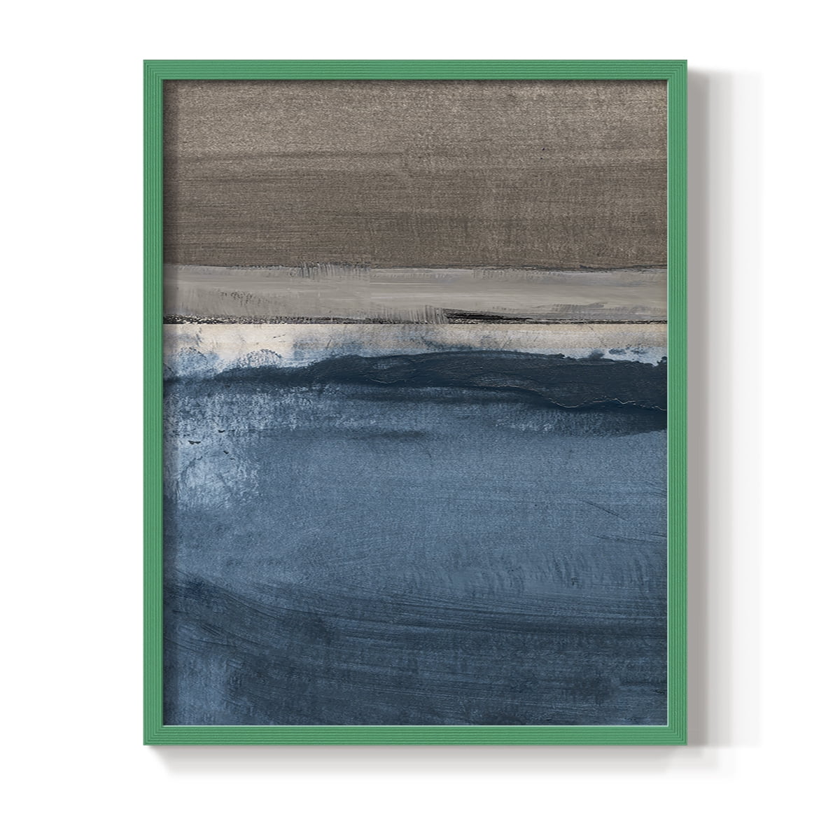 Midnight Sky I in Green Solid Wood 8 x 10 Framed Print