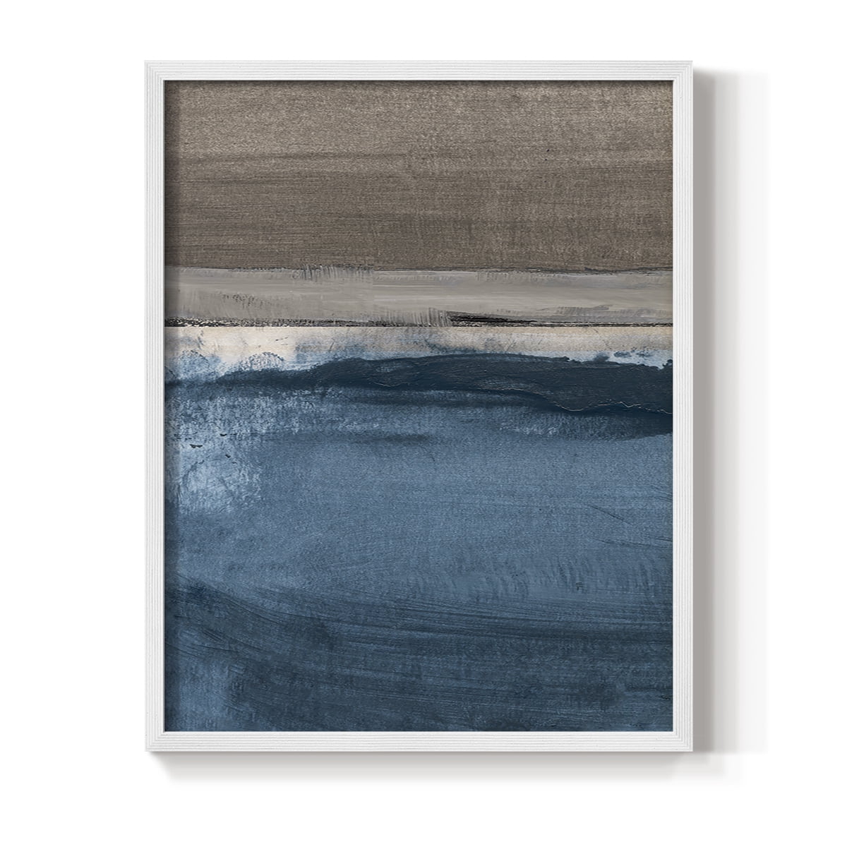 Midnight Sky I in White Solid Wood 8 x 10 Framed Print