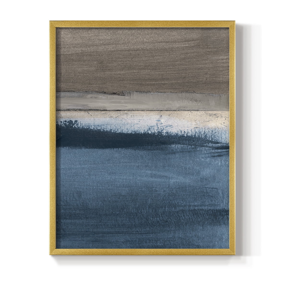 Midnight Sky II in Gold Solid Wood 8 x 10 Framed Print