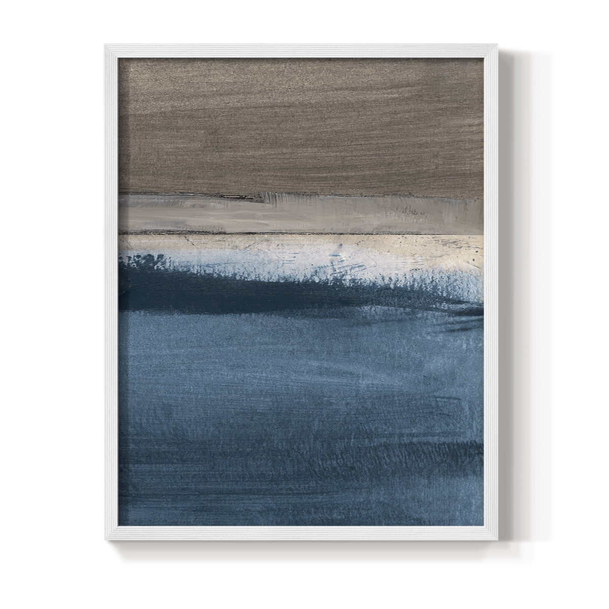Midnight Sky II in White Solid Wood 8 x 10 Framed Print