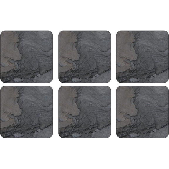 Midnight Slate Coasters S/6