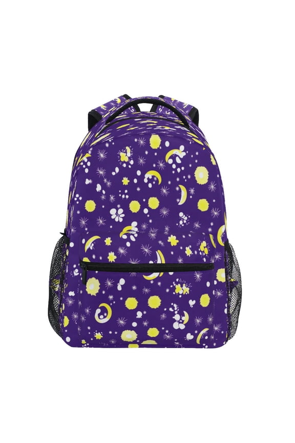 Midnight Star Stylish Large Backpack 15L Self-Standing Durable Twill for School, Office and Travel Use