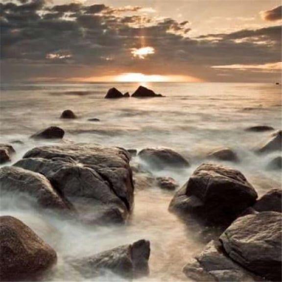 Midnight Sunrise Poster Print by Assaf Frank - 24 x 24 - Large
