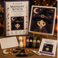 thumbnail image 1 of Midnight Witch Halloween Fabric Weaving Kit, Soft Textured Dimensional Art Making Set, Complete Craft Supplies with Guide and Stand for Adult & Family Halloween DIY, 1 of 5