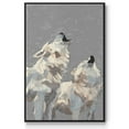 thumbnail image 1 of Midnight Wolves Framed Premium Gallery Wrapped Canvas - Ready to Hang - 17 x 25 - Black Floating Frame, 1 of 9
