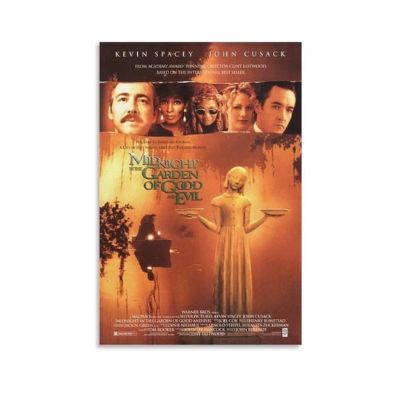Midnight in The Garden of Good And Evil Movie Poster Canvas Wall Art Poster Decorative Bedroom Modern Home Print Picture Artworks Posters