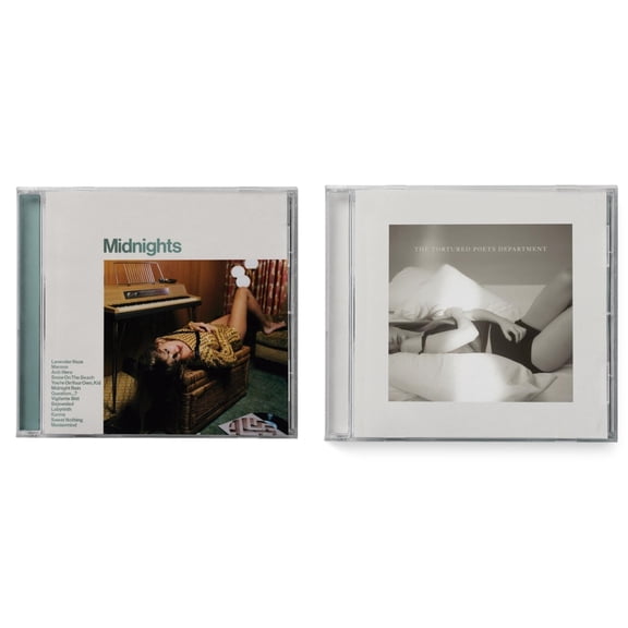 Midnights (X) (Jade Green CD) & Tortured Poets Department(X) (Manuscript- Bonus Track)
