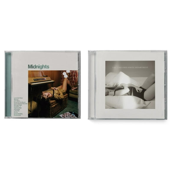 Midnights (X) (Jade Green CD) & Tortured Poets Department(X) (Manuscript- Bonus Track)