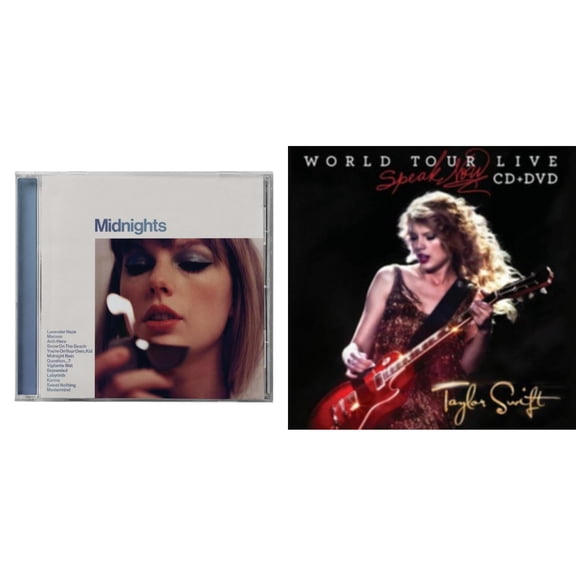 Midnights (X) (Moonstone Blue CD) & Speak Now World Tour Live (CD/DVD)