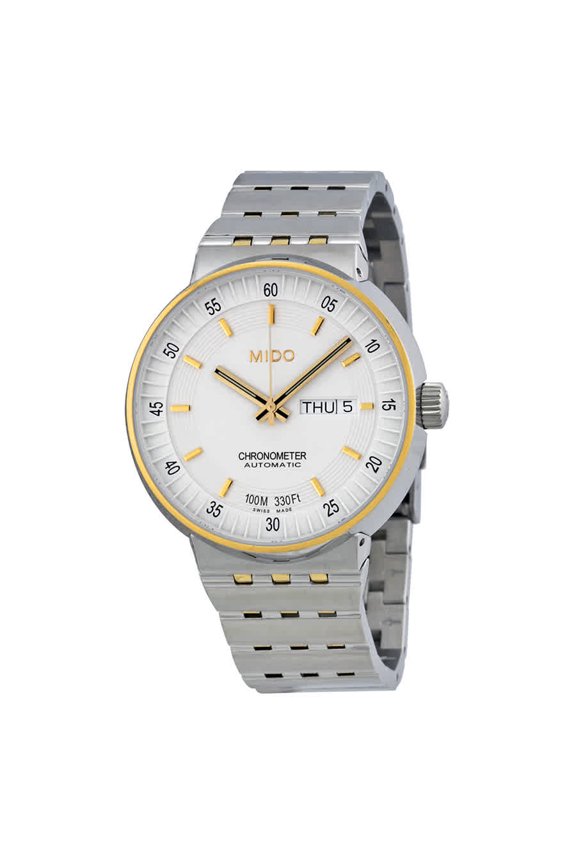 All Dial Chronometer Automatic White Cream Dial Two-tone Men's Watch M83409B111