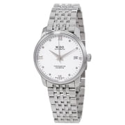Mido Baroncelli Automatic Chronometer Diamond White Dial Ladies Watch M027.208.11.016.00