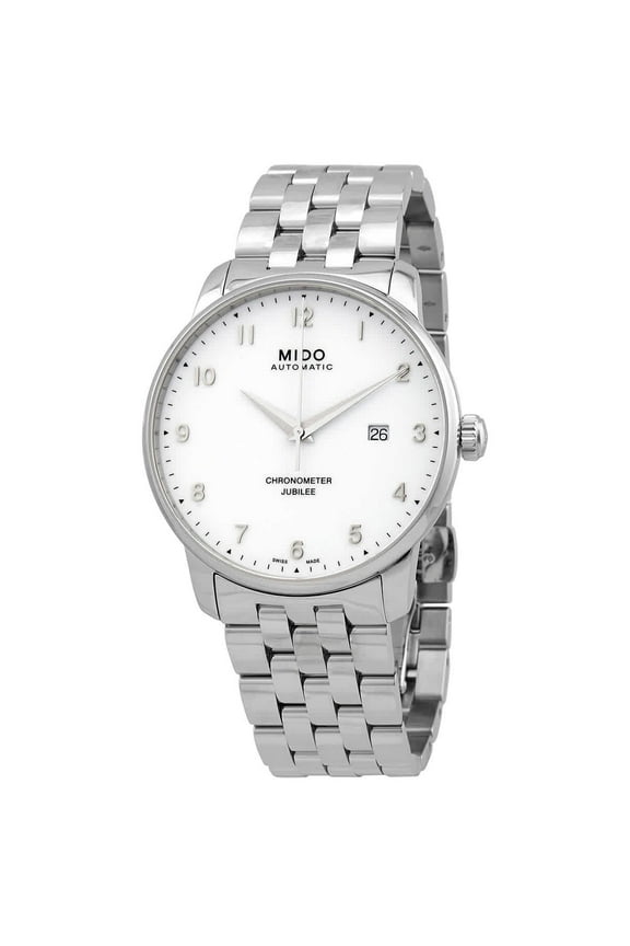 Baroncelli Automatic Chronometer White Dial Men's Watch M0376081101200