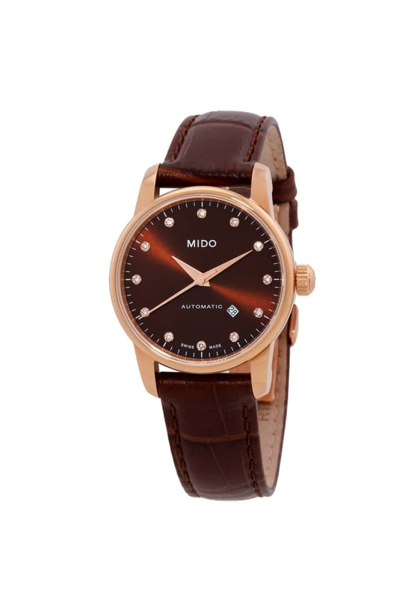 Baroncelli Automatic Diamond Brown Dial Ladies Watch M76003648