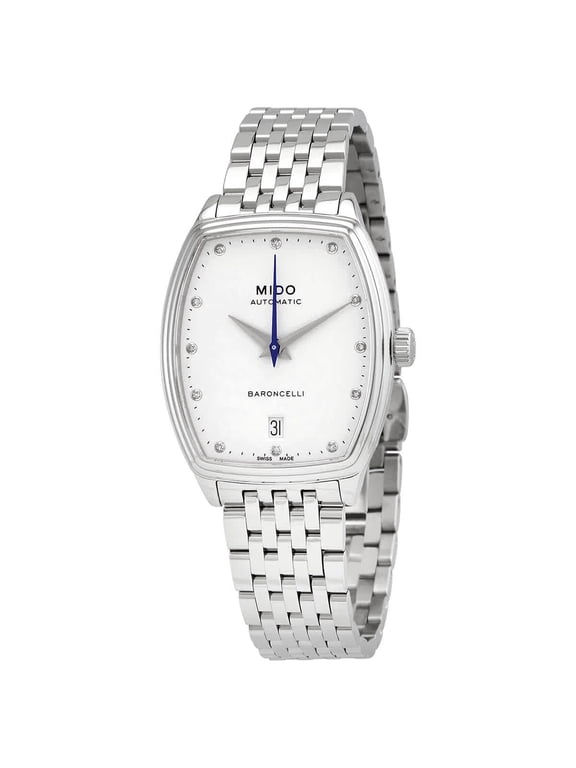 Baroncelli Automatic Diamond White Dial Ladies Watch M041.307.11.016.00