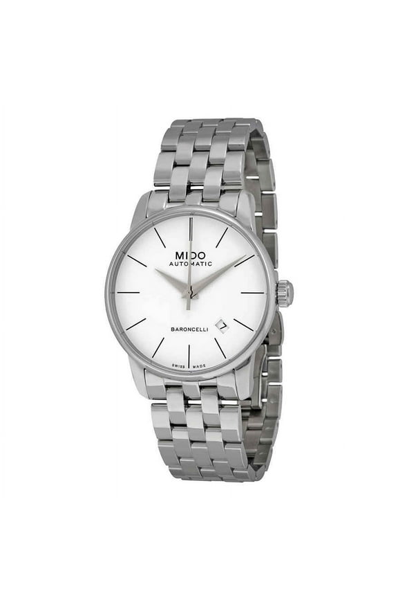 Baroncelli Automatic White Dial Stainless Steel Men's Watch M86004761