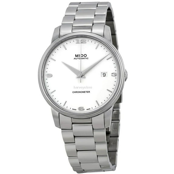 Mido Baroncelli III Automatic White Dial Mens Watch M010.408.11.011.00