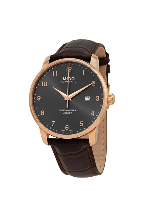 Baroncelli Jubilee Automatic Chronometer Anthracite Dial Men's Watch M0376083606200