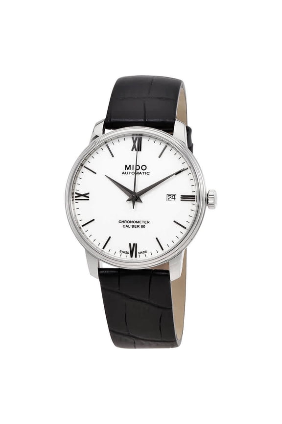 Baroncelli SI Automatic White Dial Men's Watch M027.408.16.018.00
