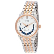 Mido Baroncelli Smiling Moon Automatic White Dial Ladies Watch M0272072201001