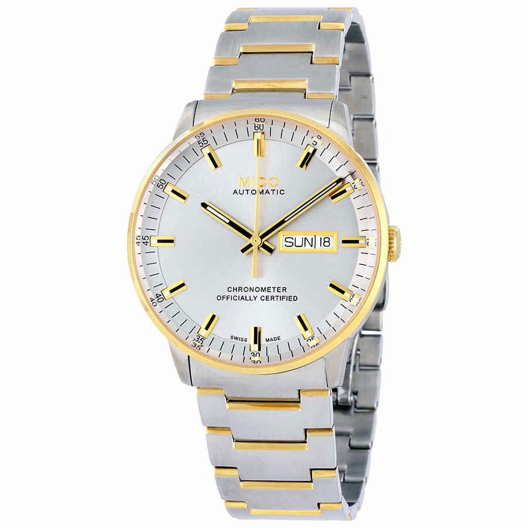 Mido Commander II Automatic Silver Dial Mens Watch M021.431.22.071.00 ...