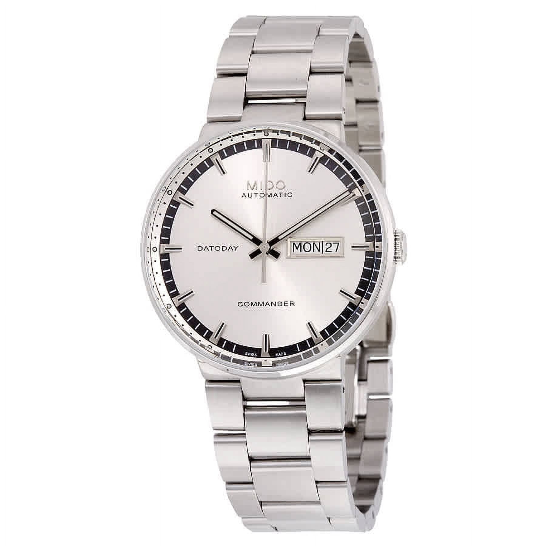 Mido Commander II Stainless Steel Automatic Mens Watch M014.430.11 