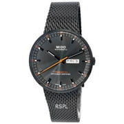 Mido M031.631.33.061.00 Commander Icone Chronometer Anthracite Dial Automatic Mens Watch for Adult, Black