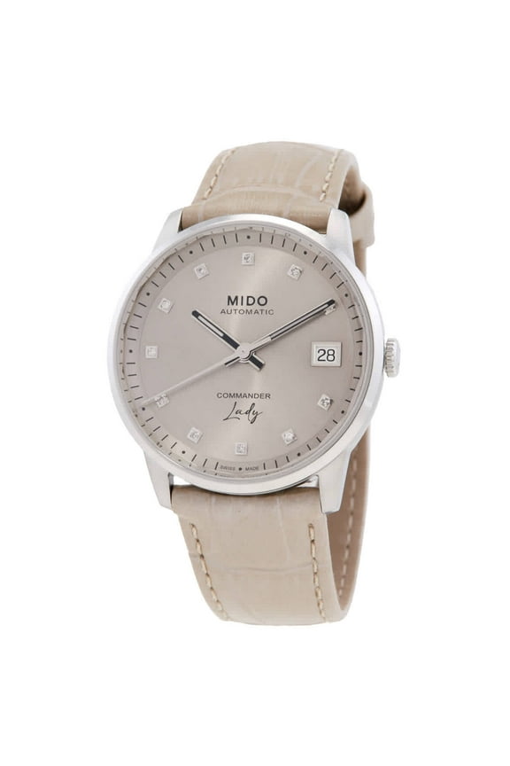 Commander Lady Automatic Diamond Brown Dial Watch M0212071629600