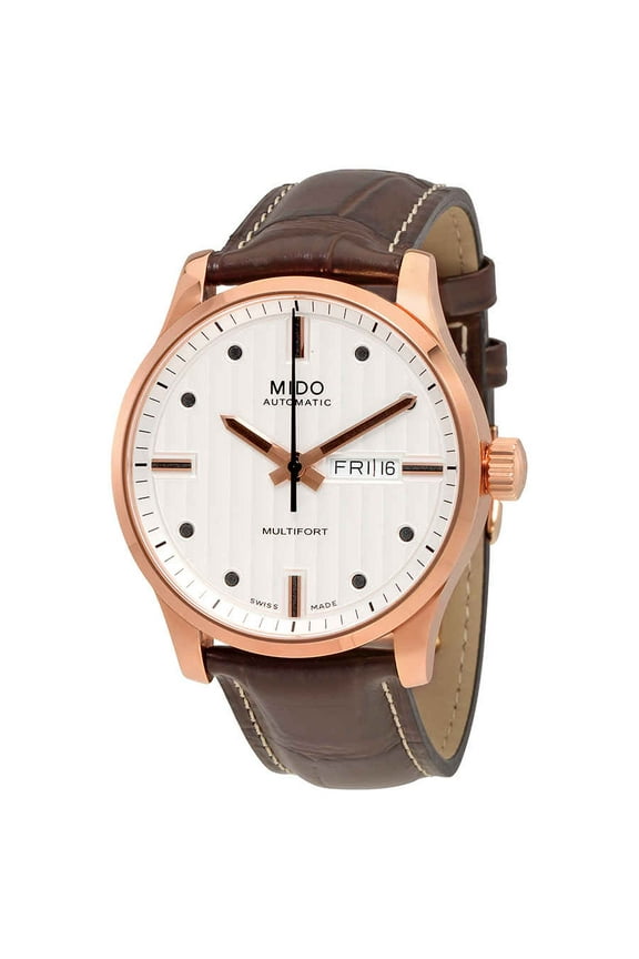 Men's M0054303603100 Multifort Analog Swiss Automatic Brown Watch