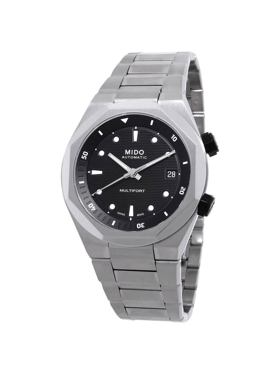 Multifort 8 Two Crown Automatic Black Dial Watch M047.507.11.051.00