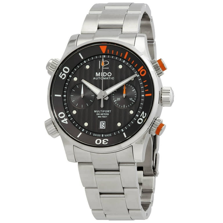 最大80％オフ Men's Multifort Mido Watch, Dial Black Movement, Automatic パック・フェイスマスク