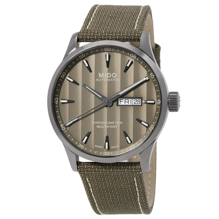 Mido Multifort Automatic Chronometer Grey Dial Men's Watch