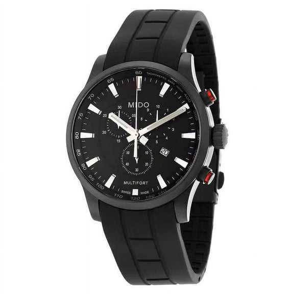 Mido Multifort Chronograph Black Dial Men's Watch M0054173705120