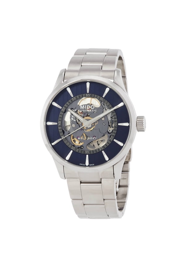 Multifort Skeleton Vertigo Automatic Blue Dial Steel Men's Watch M038.436.11.041.00