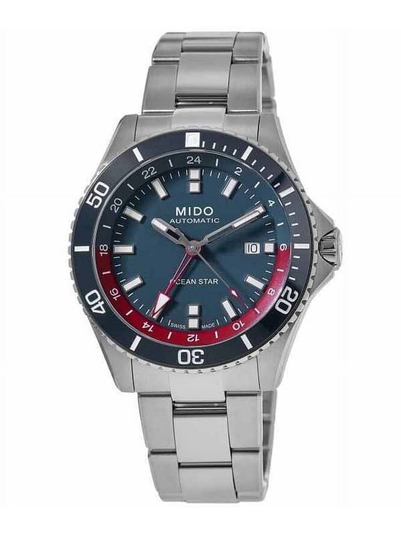 Ocean Star GMT Special Edition Blue Dial Automatic Diver's M026.629.11.041.00 200M Men's Watch With Extra Strap